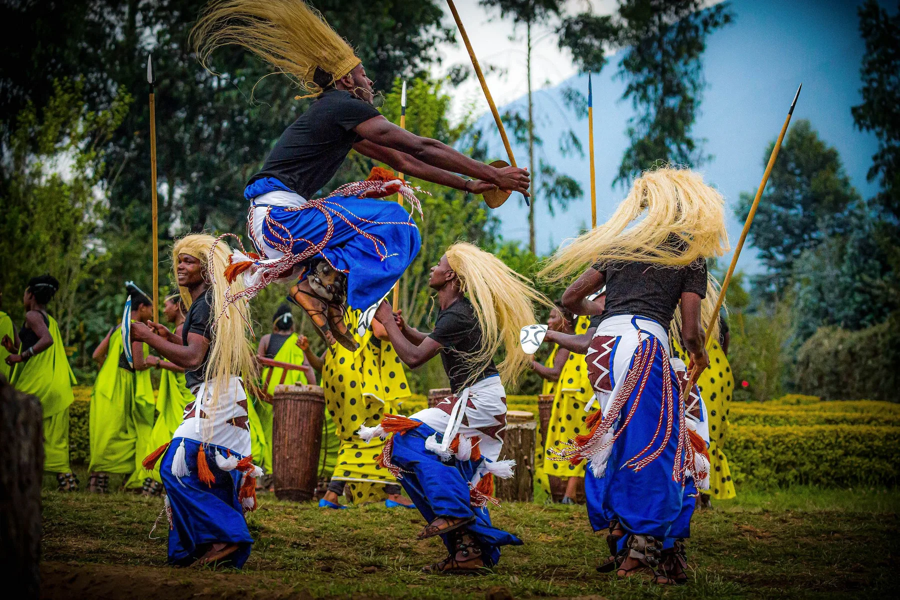 Traditional dancers in Rwanda