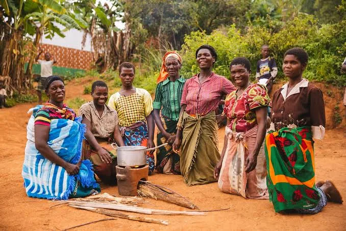 Community gathering in Malawi